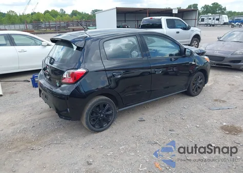 2022 Mitsubishi Mirage Black Edition/Se из США, поврежденный, VIN ML32AWHJ7NH005410